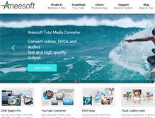 Tablet Screenshot of aneesoft.com